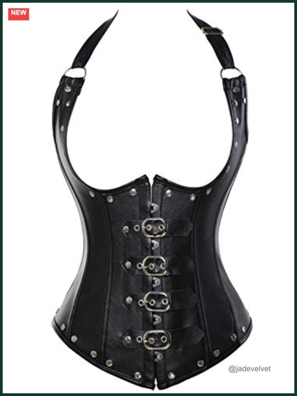 Steel Boned Vintage Corset Bustier Waist Cincher Vest